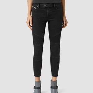 All Saints Biker Cropped Jean